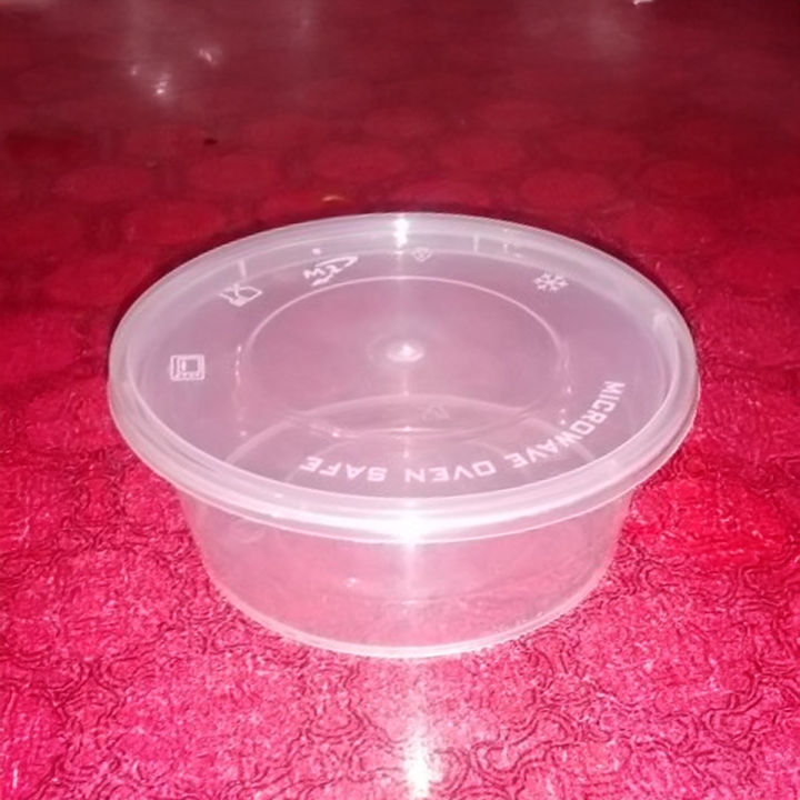 Pack of 25 Disposable Plastic Containers - 300ml for Parties