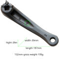 MeterMall 140mm/152mm Children Bicycle Cranks Aluminum Alloy Left Crank Arm Set For 7/8/9 Speed Mountain Bike Crankset. 