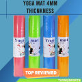 Tango Sports & Fitness Yoga Mat – 4mm Anti-Slip Mat for Women. 