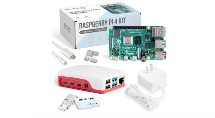 Raspberry Pi 4 4GB Starter Kit | 64GB Edition | Oficial USB-C Power ...