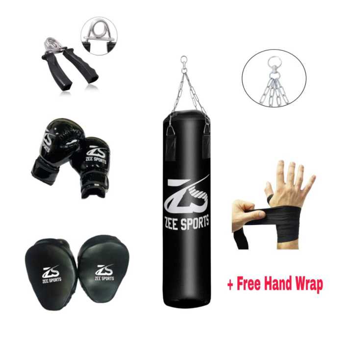 ZEE SPORTS Boxing Kit 6 in 1 in High Quality Material, including ...