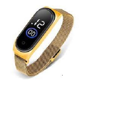 Women's LED Waterproof Magnetic Watch - Fashion Digital Touch Wristwatch