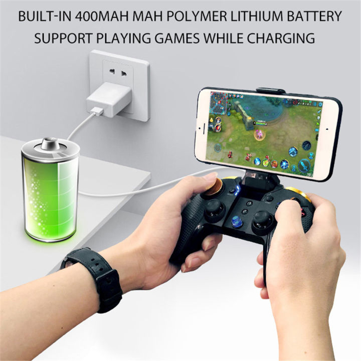 PG-9118%20Wireless%20Bluetooth%20Gamepad%20Controller%20with%20Telescopic%20Holder%20Joystick%20for%20Android%20PC%20-%20Image%202