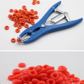 1 Set Animal Tail Removal Pigs Sheep Castration Pliers Elastic Pig Tail Cutter Veterinary Equipment. 