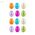 12x Fillable Easter Eggs Colorful Empty Easter Egg Fillable Surprise Eggs for Classroom Prize Toddlers Party Supplies. 