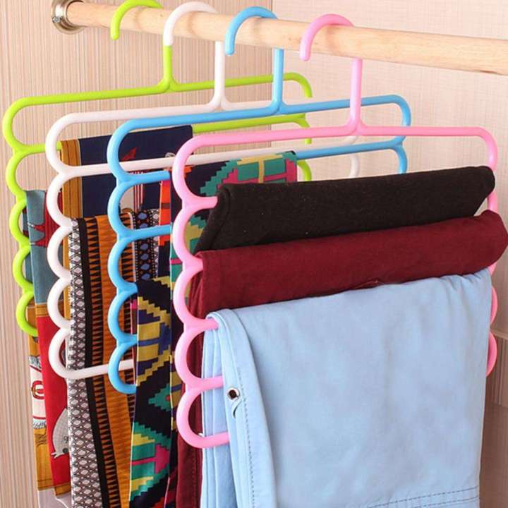 Anti-Slip%20Magic%20Multiple%20Layer%20Trousers%20Hanger%20Multifunction%20Pants%20Closet%20Belt%20Holder%20Rack%20S-Type%205%20Layers%20Saving%20Space%20-%20Image%202
