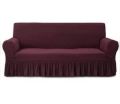 7 seater turkish style king size sofa cover-Turkish Style Sofa cover - Frill sofa cover-7 seater - jersey fabric , Dust Resistant fabric , Washable. 