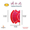 Pack of 2 Traditional Handmade Punjabi Hand Fans - Wedding Decor and Gifts, Embroidered Pankha. 