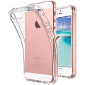 Apple iPhone 5 - iPhone 5s Bumper Back Cover Transparent Extra  Anti Shock Soft Crystal Clear Case For iPhone 5 - iPhone 5s. 