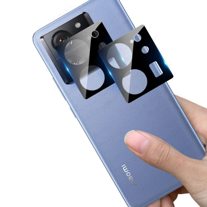 For Xiaomi 13T/13T Pro 2Pcs 3D Tempered Glass Camera Film for Mi 13T 13T Pro Full Coverage Scratch-resistant Camera Protective Case