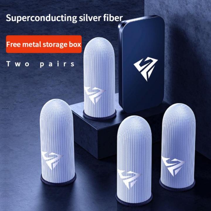 Flydigi Wasp Feelers 5 Fiberglass Finger Sleeve Flexible Glass Fiber Gloves For Mobile Games For IOS Android For PUBG Gaming