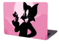 Tom & Jerry Silhouette Laptop Skin Vinyl Stickers 12 13 14 15 15.6 Inches Inches Notebook Laptop Skin Sticker For All Laptops. 