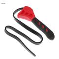 Rubber Strap Wrench Industrial Accessories Adjustable Wrench for Plumbing Truck. 