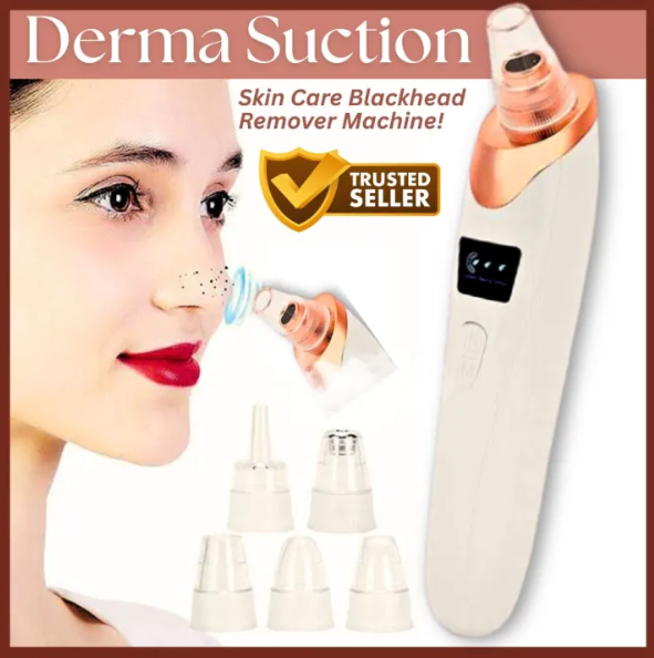 5-in-1 Derma Suction Blackhead Remover Machine | Pore Vacuum Cleaner ...