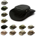 Summer Outdoor Sun Hat Men Uv Protection Bucket Hat for Hiking Camping Beach Safari Round Cap  Boonie Hat Sun Cap Jungle Hiking Fishing. 