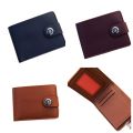 Dunbollu Men's Compact Soft PU Leather Wallet – Slim and Pocket-Friendly Design. 