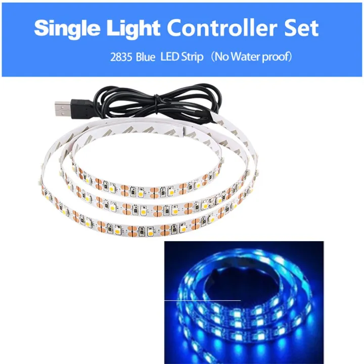 LED Strip Light Lamp 2835 5050 USB RGB TV Backlight Flexible Lights ...