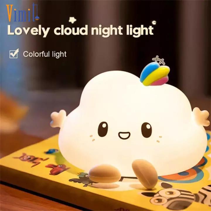 Vimite Cute Cloud Night Light LED Battery Operation Color Room