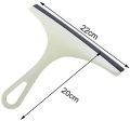 Window Glass Cleaning Wiper - Silicone Cleaning Tool for Bathroom Mirror, Front Door, Car Windshield & Tiles. 