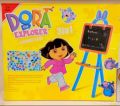 DORA THE EXPLORER LEARNING AND EDUCATION AND WRITTING MAGNETIC LETTERS. 
