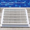 Pool System Flat Pool Square Main Drain Cover, Anti-Suction Safe Pool Drain Cover, Sturdy and Reliable Swimming Pools Accessories White,. 