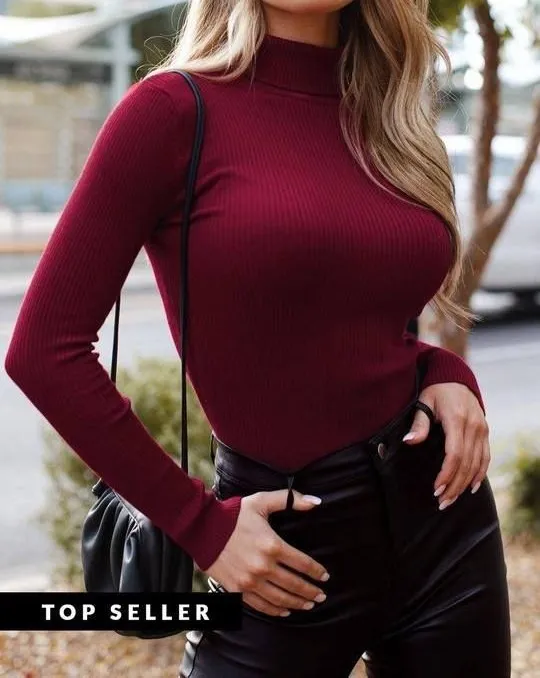 Slim%20Fit%20High%20Neck%20For%20Women%20&%20Girls%20-Ladies%20And%20Girls%20Winter%20Warm%20Long%20Sleeve%20Turtleneck%20Highneck%20-%20Image%202