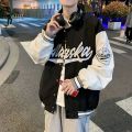 Baseball uniforms, men's trendy brand ruffians, handsome and versatile jackets, Korean trendy jackets, ins Hong Kong style, spring, summer and autumn student tops. 