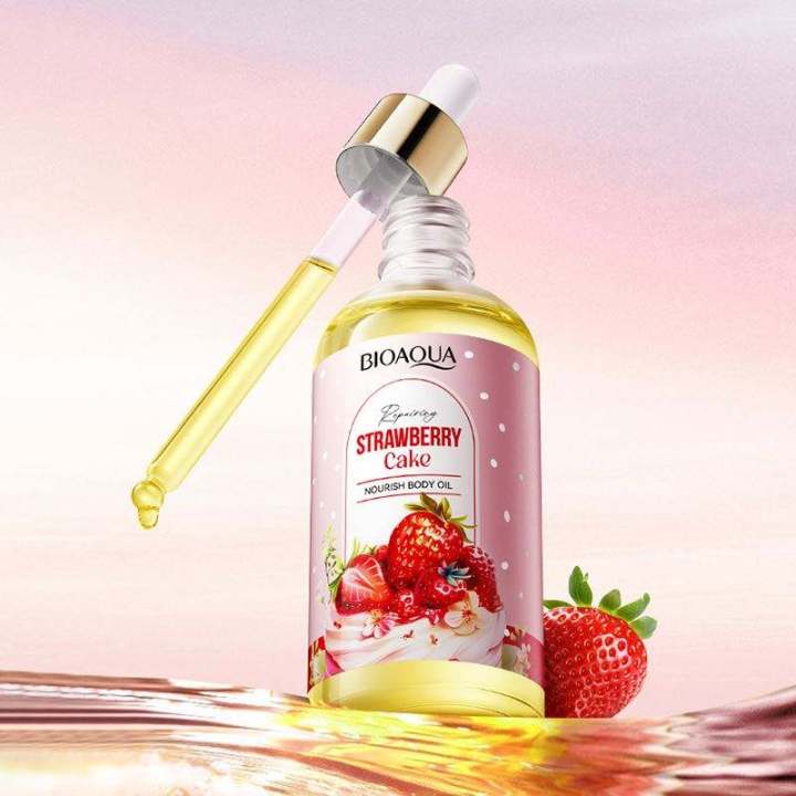 Premium%20Bioaqua%20Strawberry%20Cake%20Nourishing%20Body%20Oil%20100ml%20%E2%80%93%20Sweet%20Scented%20Organic%20Moisturizing%20Body%20Oil%20for%20Women%20%E2%80%93%20After%20Shower%20Hydrating%20Skin%20Essence%20%E2%80%93%20Firming%20&%20Brightening%20Skin%20Care%20Oil%20for%20All%20Skin%20Types%20%E2%80%93%20Luxurious%20Body%20Moisturizer%20-%20Image%202