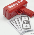 Super Money Gun Battery Operated Toy. 