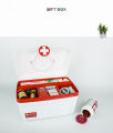 1 Unit Empty Emergency Medicine First-Aid Medicine Box with 2 drawer. 