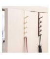 5 Level Over Door Hook for Hanging Coat Hangers, Hats, Purses, Backpacks, Purses, Jackets and Other Items. (1 Piece). 