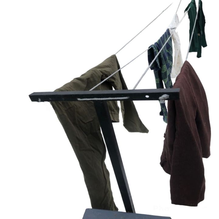Cloth Drying Stand for Terrace Wall