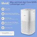Air Purifier - Brand LEVOIT (USA) Made in China - Product Core 600S Smart Air Purifier - Model LAP-C601S-WEU. 