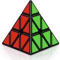 Pyramid Cube Roxenda 3x3x3 Pyramid Speed Cube Triangle Magic Cube Puzzle Multi Color Sticker less. 
