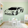 Large Lamborghini Racing Car Vehicle Sticker Boy Room Bedroom Sport Car Auto Wall Decal Bedroom Playroom Vinyl Home Decor. 