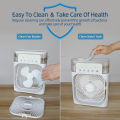 Portable Ice Cooler Fan Air Conditioner Fan Mini Fan Air Cooler Mist Fan. 