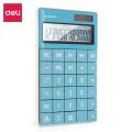 Deli - ENS041-Nusign Calculator Plastic-12 Digits Multi color. 