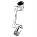 Universal Rotating 1080 degrees Water Faucet Tap Plastic Extender 2 Modes Splash Filter Bubbler Nozzle. 