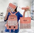 2024 New 4 Pcs Sets   School Backpack Women's Backpacks Schoolbags. 