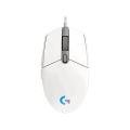 Logitech G102 LIGHTSYNC RGB 6 Button Gaming Mouse (White). 