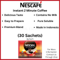 Cartaura Classic Coffee Sachet 2g Coffee Pack of 30 Sachets | Made in Indonesia. 