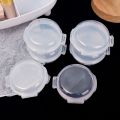 Powder Puff Storage Box - Makeup Sponge Holder Case - Beauty Blender Protective Container - Transparent, Double -layer, For Travel - Make Up Tools - Air Cushion Sponge Case. 
