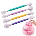 8pcs Cake Tool Kitchen Baking Tools Kits Fondant Cake Decorating Tools Set Plastic Cake Engraving Cutting Pens Cream Pastry Modelling Tools. 
