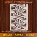Wave Pattren Stencil Reusable Stencil For Canvas And Wall Paintingid 354. 