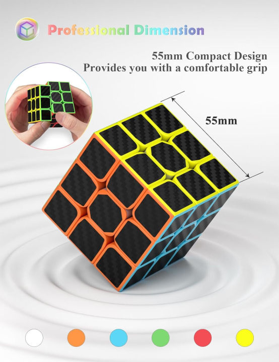 Moyu Meilong 3c Original Rubik's Cube 3x3 Magic Puzzles Speed rubik Cube Magnets spring Cube 3*3 Sticker less Toys For Children R3SM