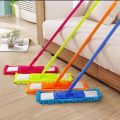 Microfiber duster for floor, household cleaning tool, cleaning cloth, flat mop, floor sweeper. 