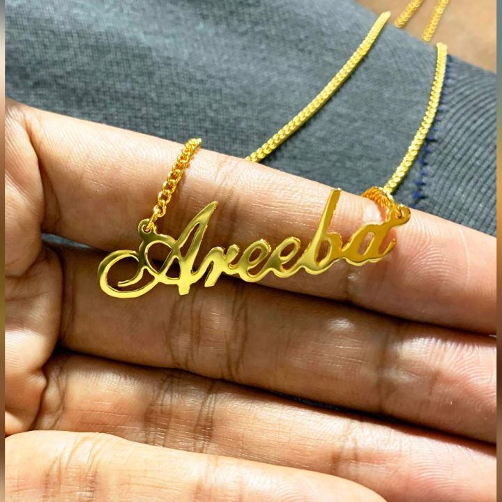 The Jewel Lodge Name necklace for girls, customized name necklace, name locket, name lockets for girls
