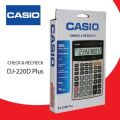 Casio Original Original 12 Digit - 300 Step Check DJ-220D Plus. 