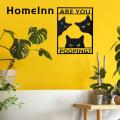 Black Cat Bathroom Sign Adorable Cat Bathroom Wall Sign Funny Restroom Toilet Decor for Cat Lovers Cute Kitten Metal Plaque Perfect Gift for Animal Lovers Family Room Cat Sign. 