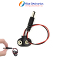 9 Volt Battery Snap Connector to DC Male Power Adapter Cable 9v Battery Connector for Arduino 9 volt External power connector. 